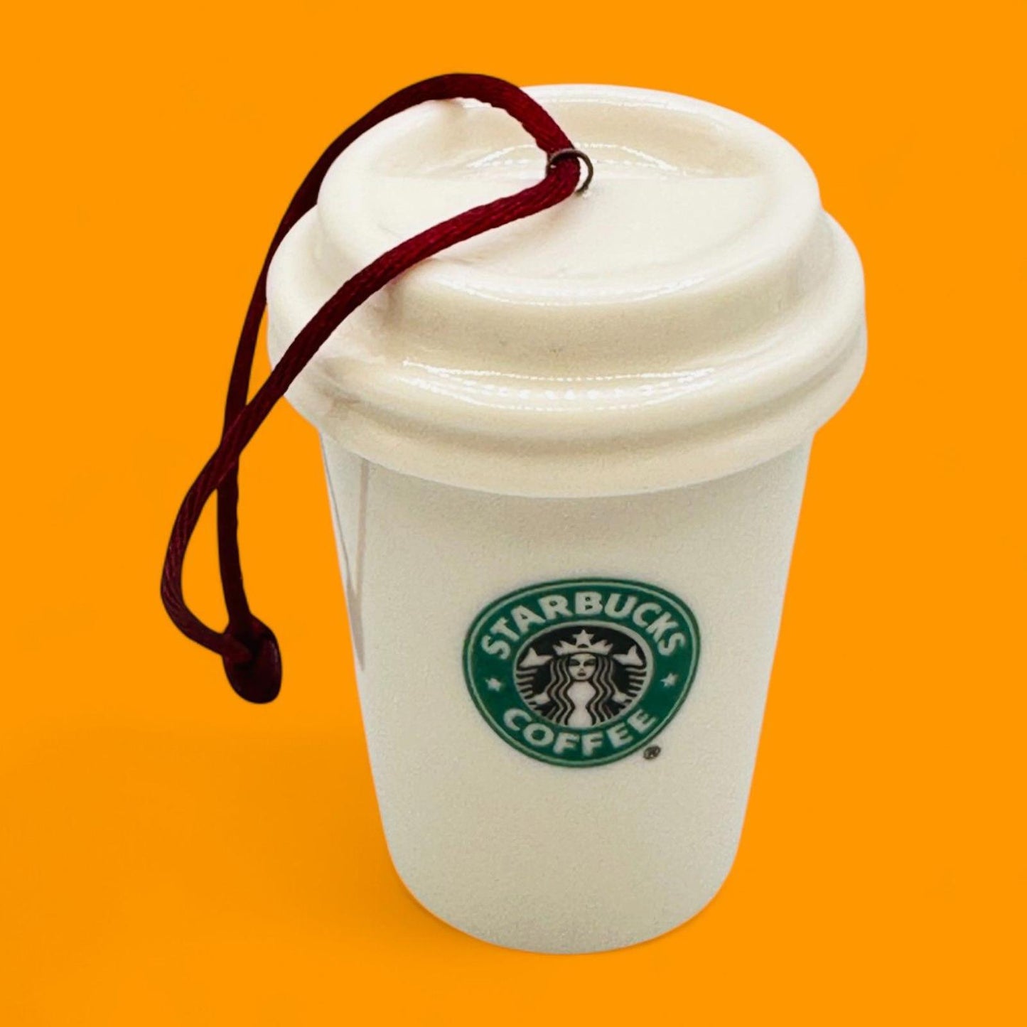 Starbucks White Tumbler Christmas Tree Ornament 2011 – Seasonal