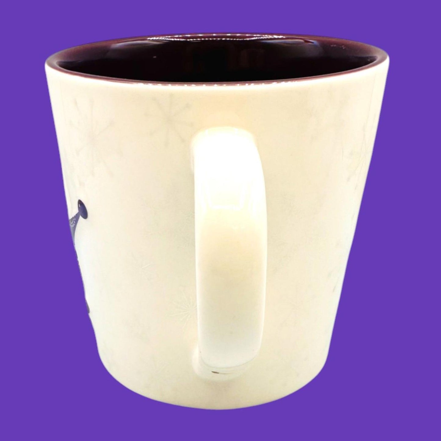 Starbucks Holiday 2006 Mug Purple Embossed Star – Christmas Seasonal – Replacement Mug