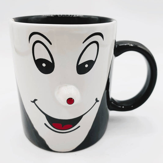 MUG: Vintage White Happy Smiling Face 3D Mug