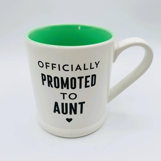 MUG: "Officially Promoted to AUNT"