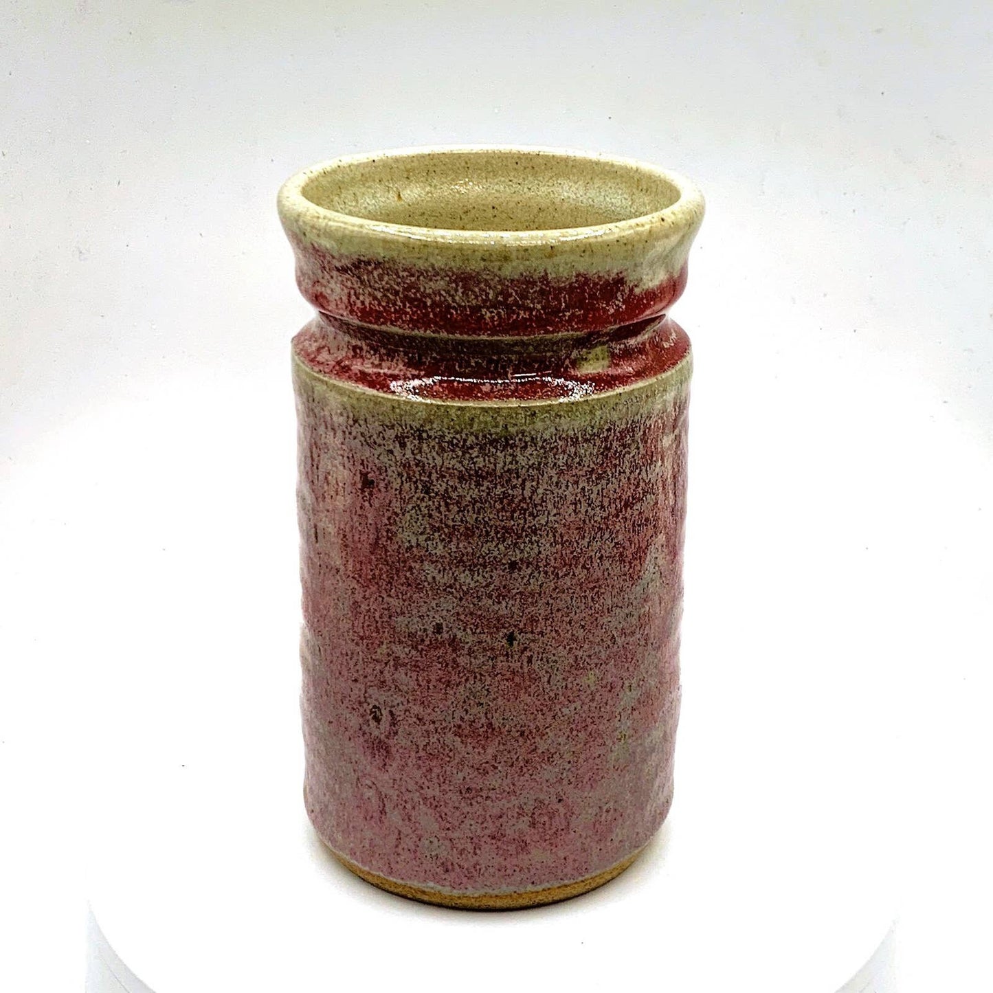 Vintage Stoneware Glazzed Pottery Flower Vase