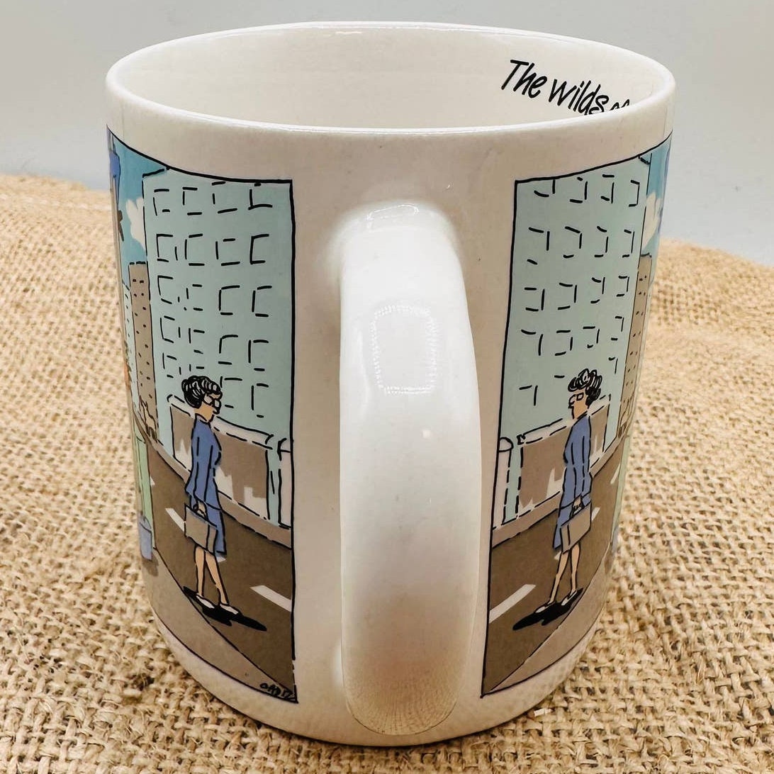 Vintage Funny Cartoon The Wilds of Canada Coffee Mug