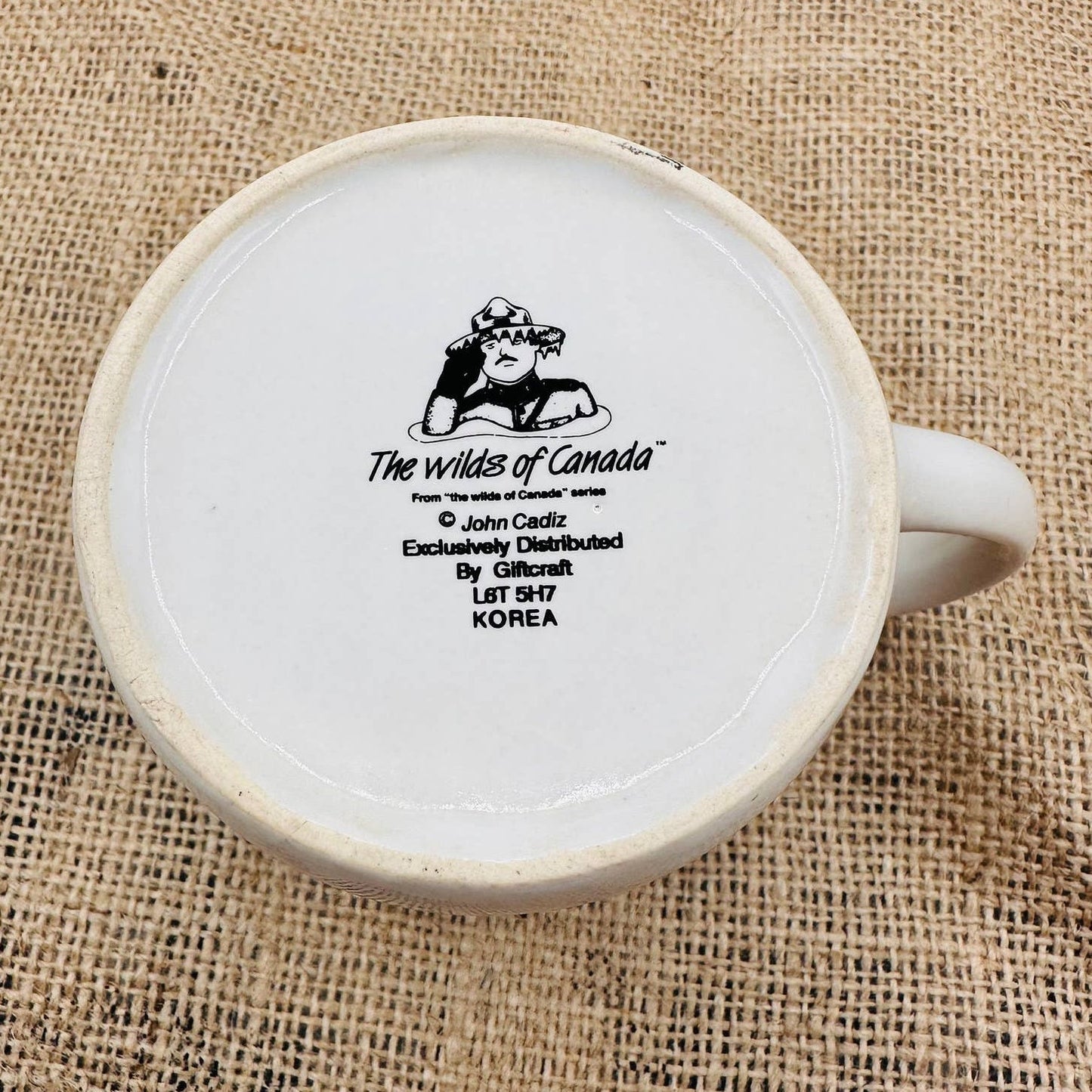 Vintage Funny Cartoon The Wilds of Canada Coffee Mug