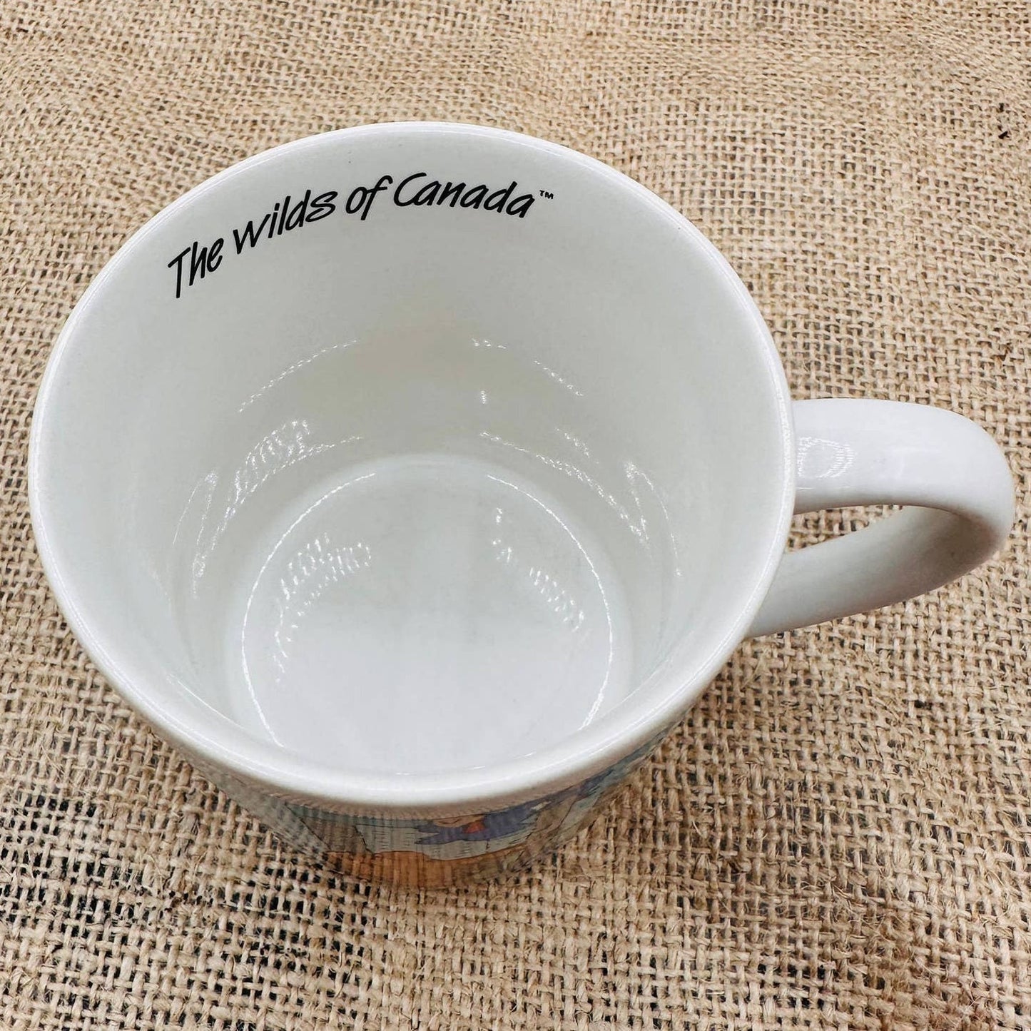 Vintage Funny Cartoon The Wilds of Canada Coffee Mug