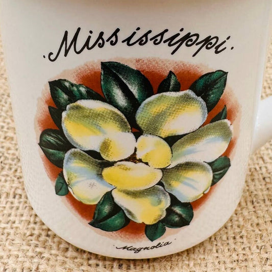 Mississippi Magnolia Flower Souvenir Mug