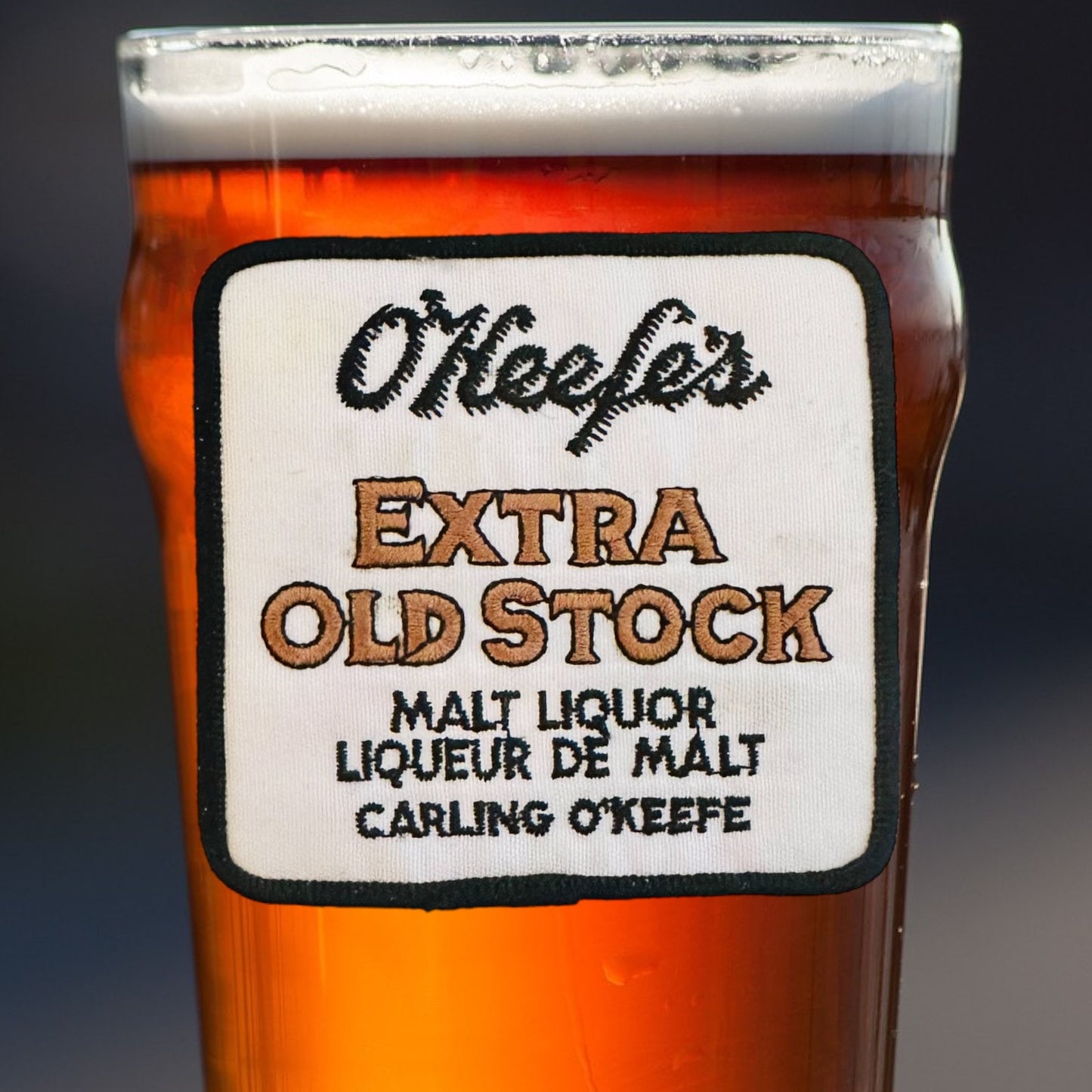 Vintage O'Keefe's Extra Old Stock Malt Liquor Embroidered Patch