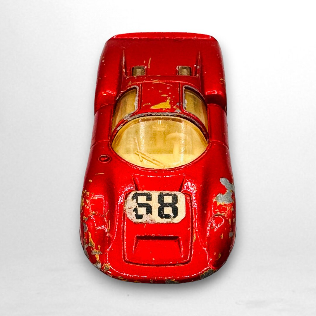 Iconic 1970 Red Superfast Porsche 910 Matchbox Series No 68