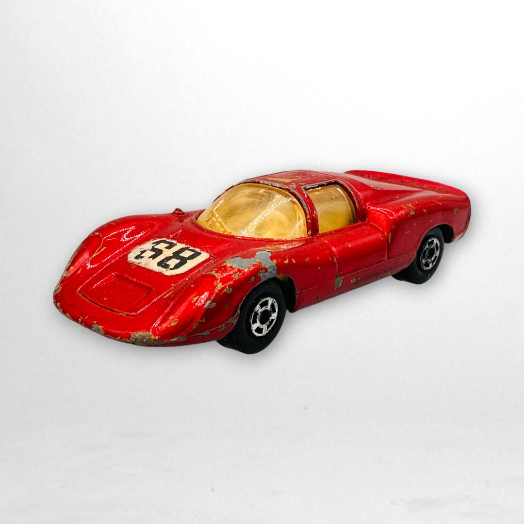 Iconic 1970 Red Superfast Porsche 910 Matchbox Series No 68