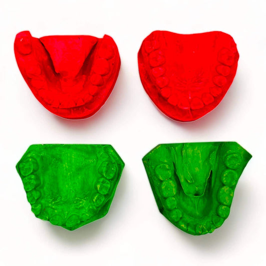Vintage Dental Molds - Oddity - Teeth Moulds - Creepy Halloween