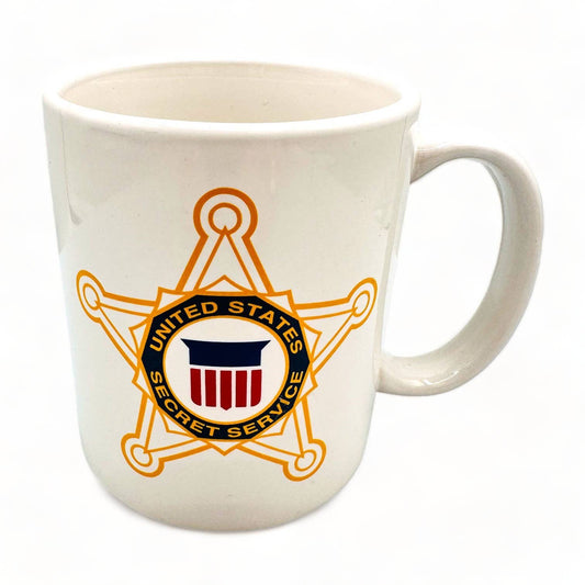 United States Secrete Service Mug - White Mug with Colour Secret Service Logo