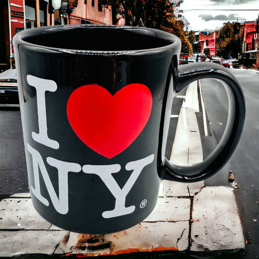 I Love NY York Black Mug - I Heart New York Iconic Mug
