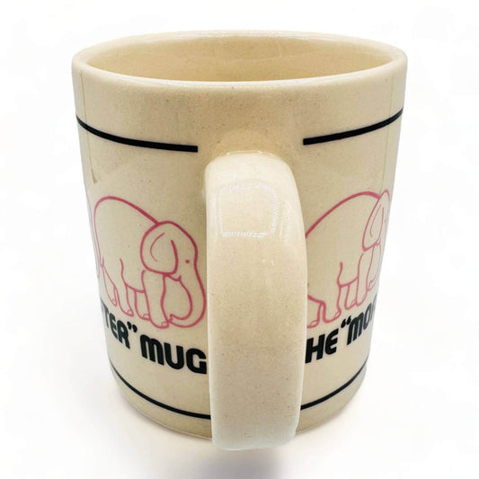Morning After Mug, Double Handled Mug, Hangover Mug, Coffee Tea 1980's