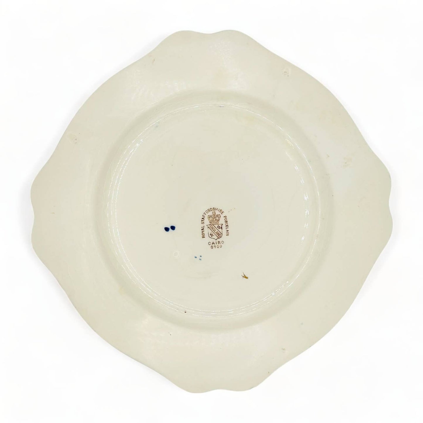Exquisite Cairo Royal Staffordshire Imari-Style Square Luncheon Plate