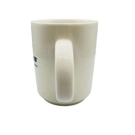 White with Black Starbucks Coffee Mug Mug 14 Fl/Oz