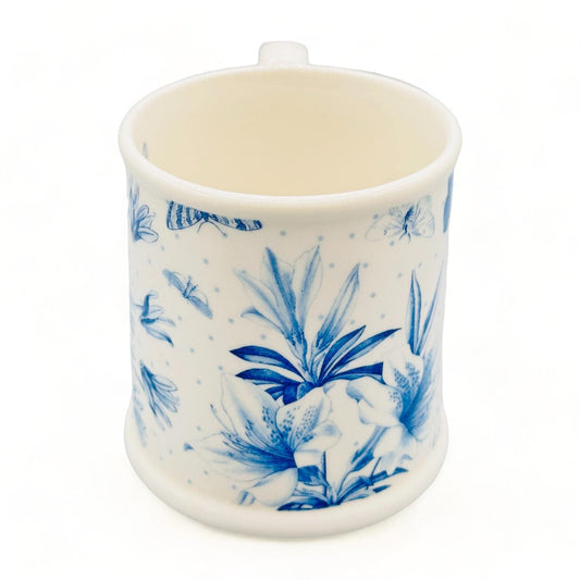 Portmeirion Bontanic Blue Tea Cup / Mug - Coffee Mug - Blue Botanical