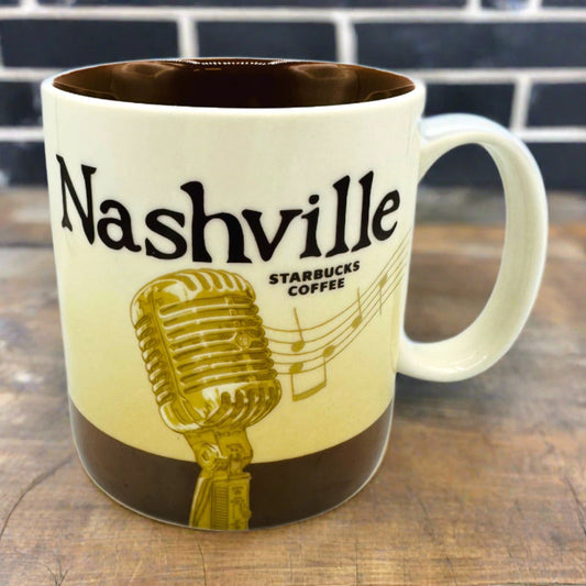 Starbucks Nashville "Home of Country Music" Global Icon Series City Mug