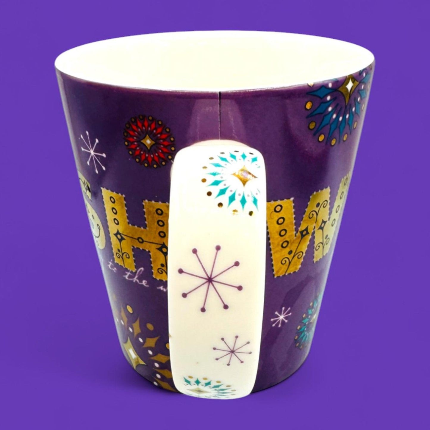 Starbucks Vintage 2006 Holiday Collection Mug WISH Joy to the World – Seasonal Replacement Mug