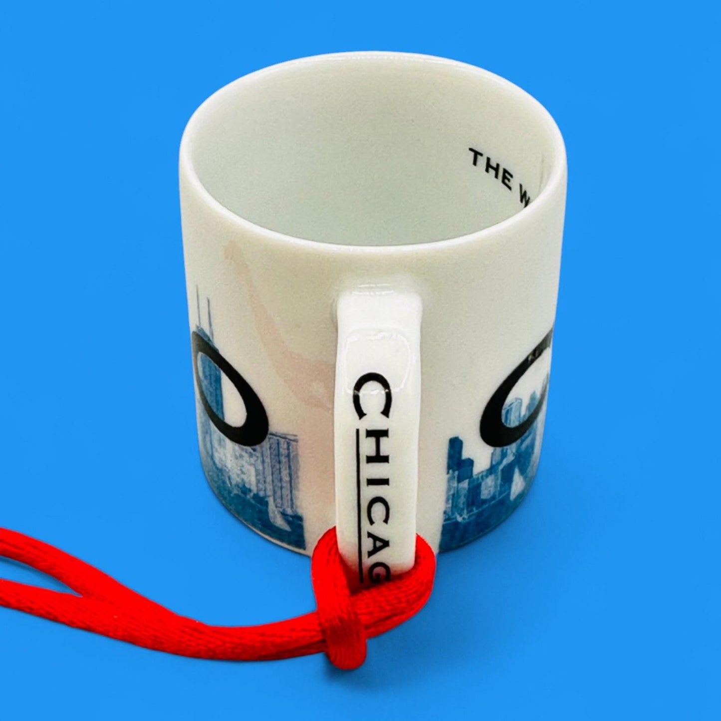 Starbucks Vintage 2002 Skyline Series Chicago Mini Coffee Mug Christmas Tree Ornament – Seasonal