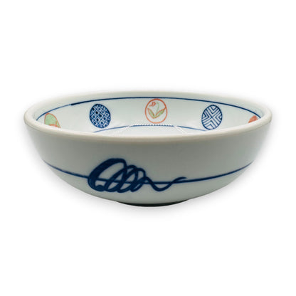 Akiho Pottery Vintage Arita Ware 6" Bowl with Intricate Design