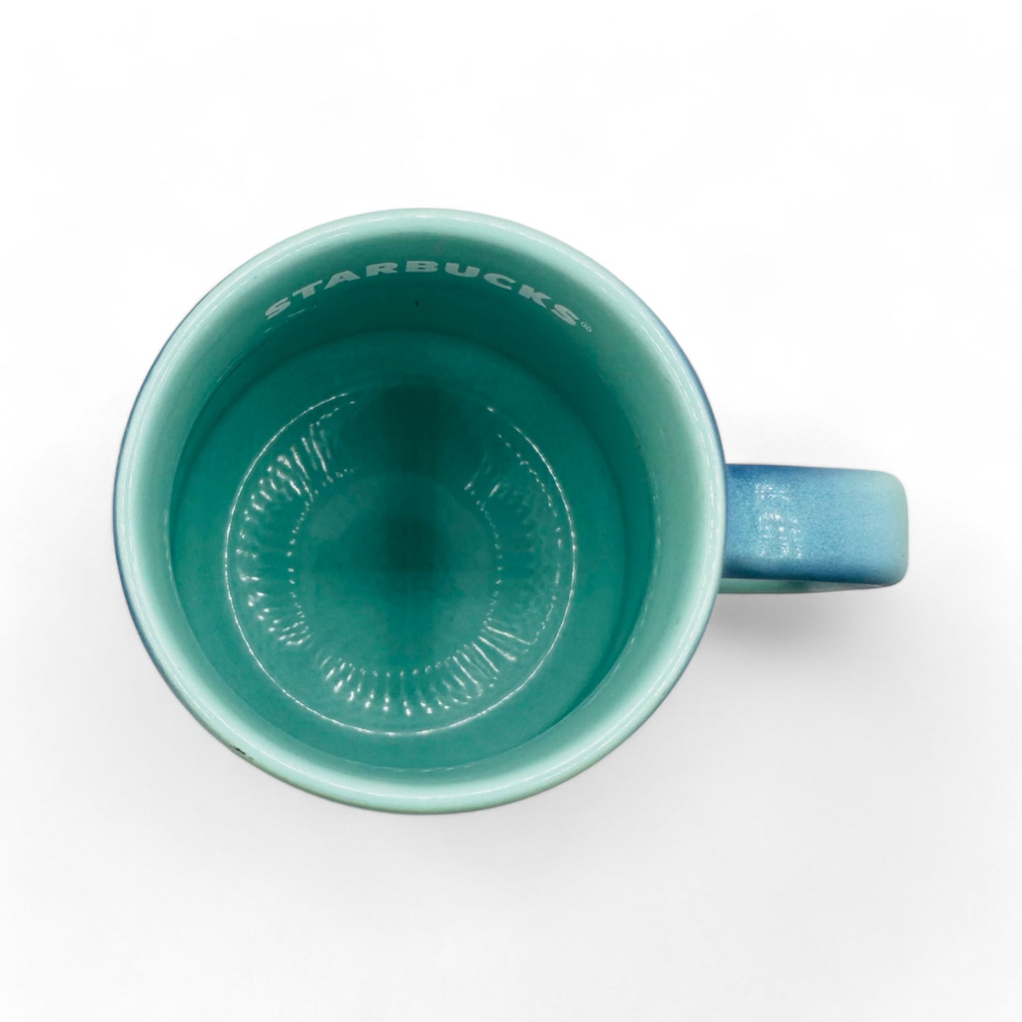 Starbucks Turquoise Blue Ocean Shimmer Pearl Iridescent Mug - 14oz Summer 2021 Edition