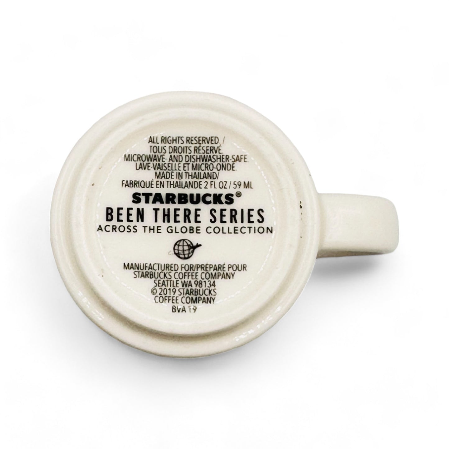 Starbucks Canada Demitasse Mug "Been There Series Across The Globe Collection" Shot Glass - Canadian Edition