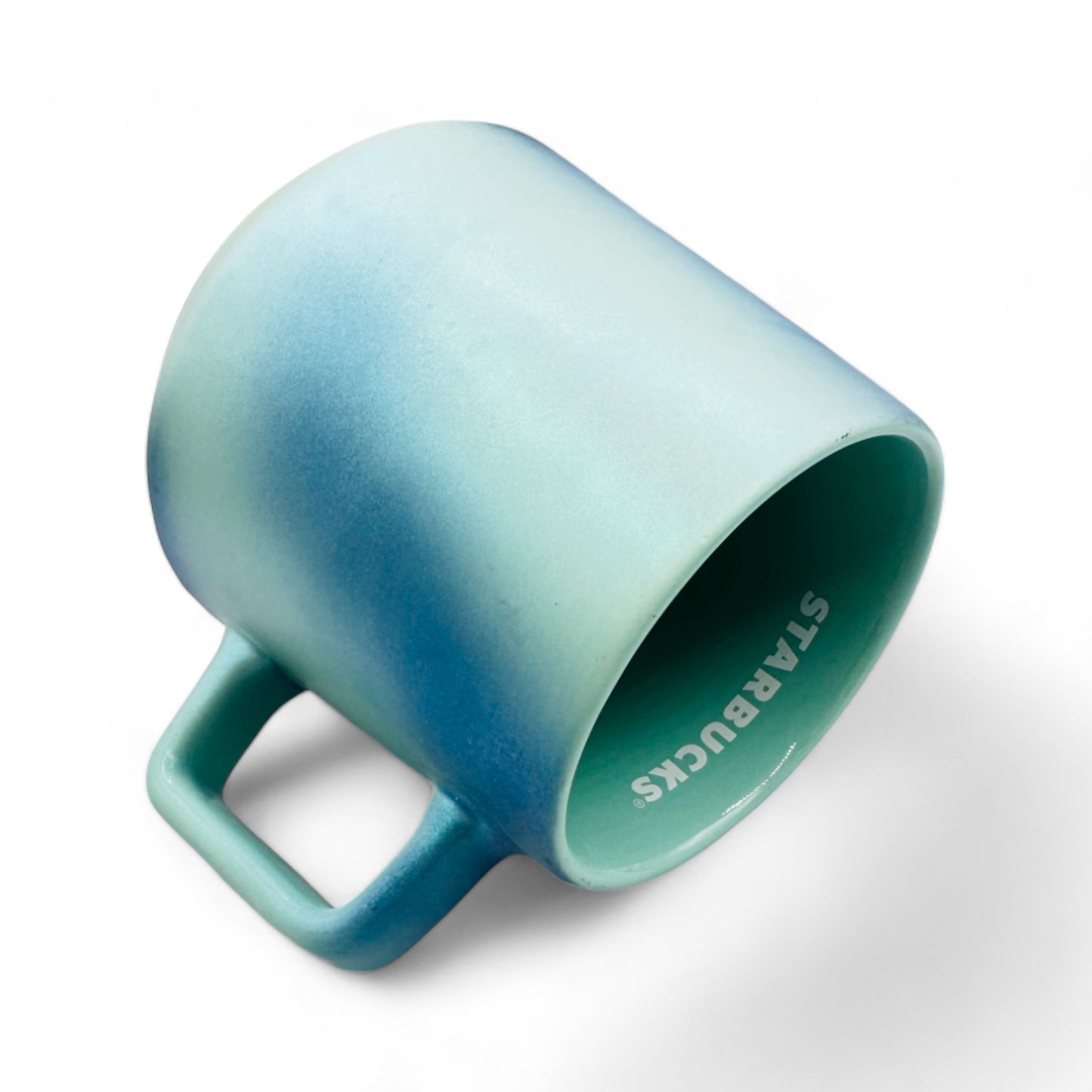 Starbucks Turquoise Blue Ocean Shimmer Pearl Iridescent Mug - 14oz Summer 2021 Edition