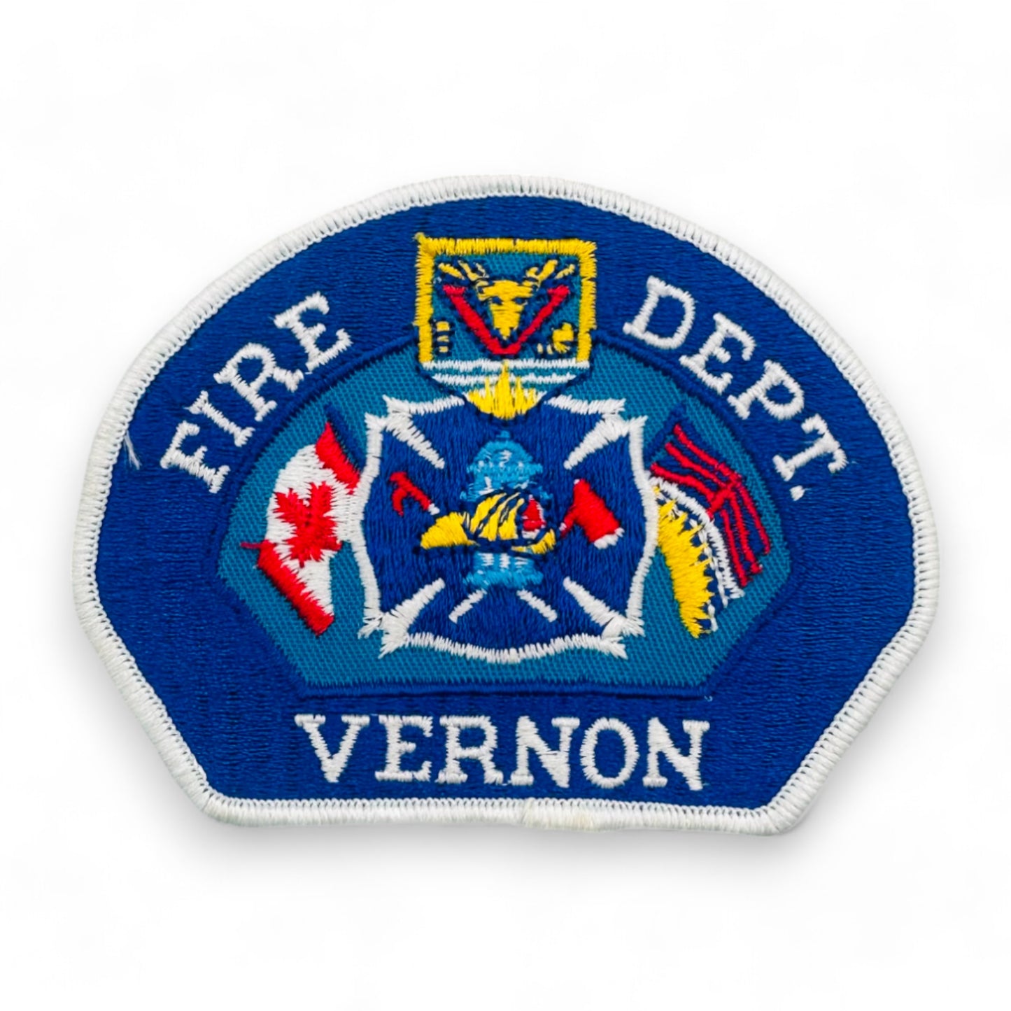 Vernon BC Fire Department Patch Ebriodered