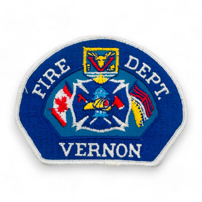 Vernon BC Fire Department Patch Ebriodered
