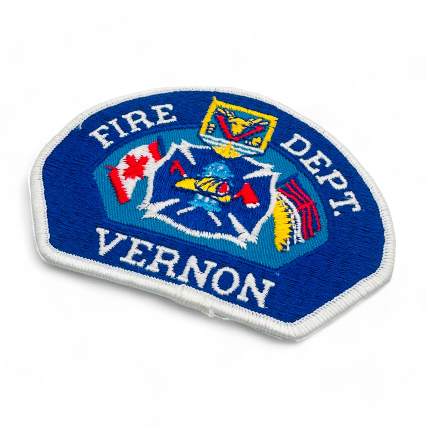 Vernon BC Fire Department Patch Ebriodered