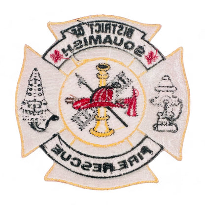 Squamish BC Fire Fighters Embroidered Crest Patch