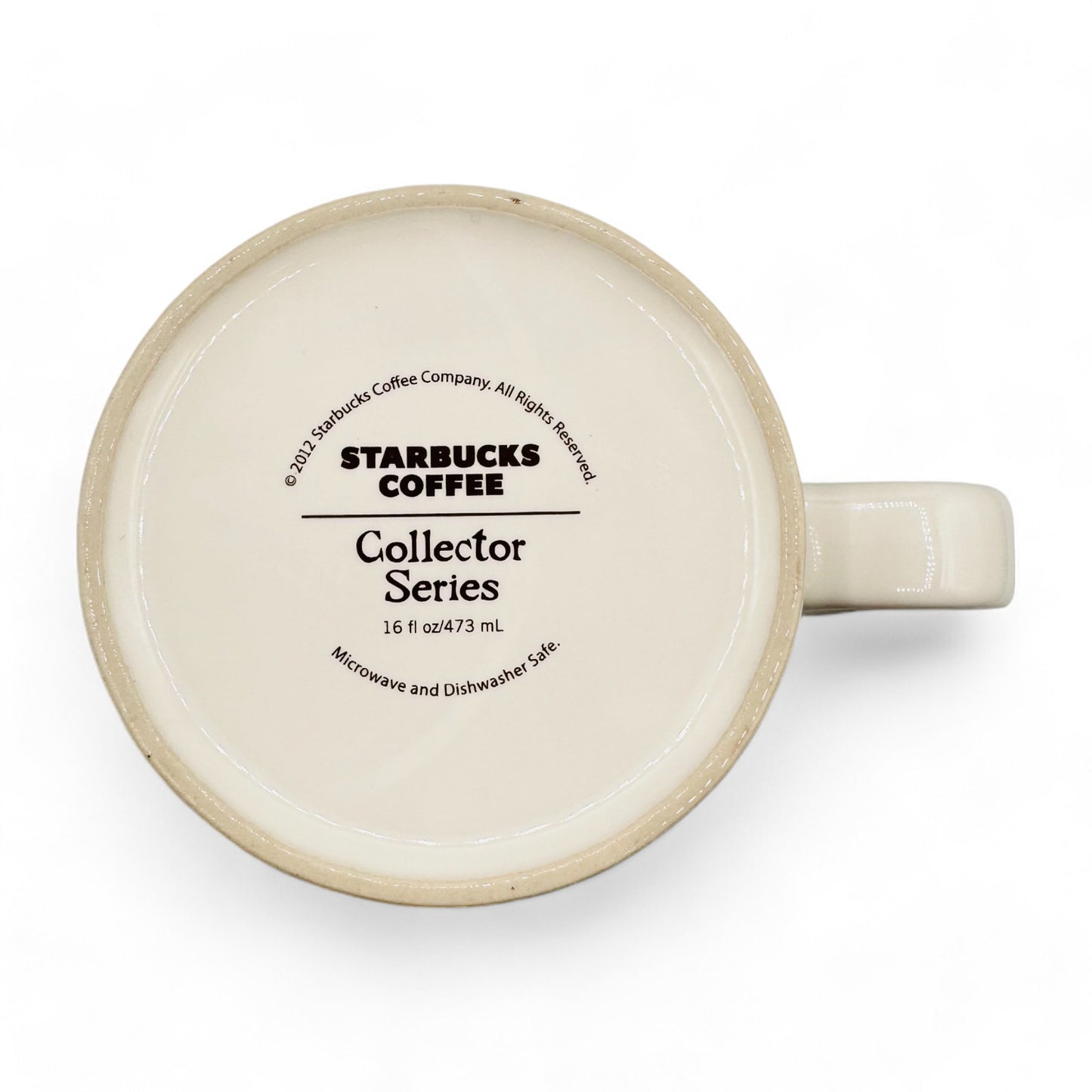 Starbucks India Collector Series Mug 2012 with Cricket Motif