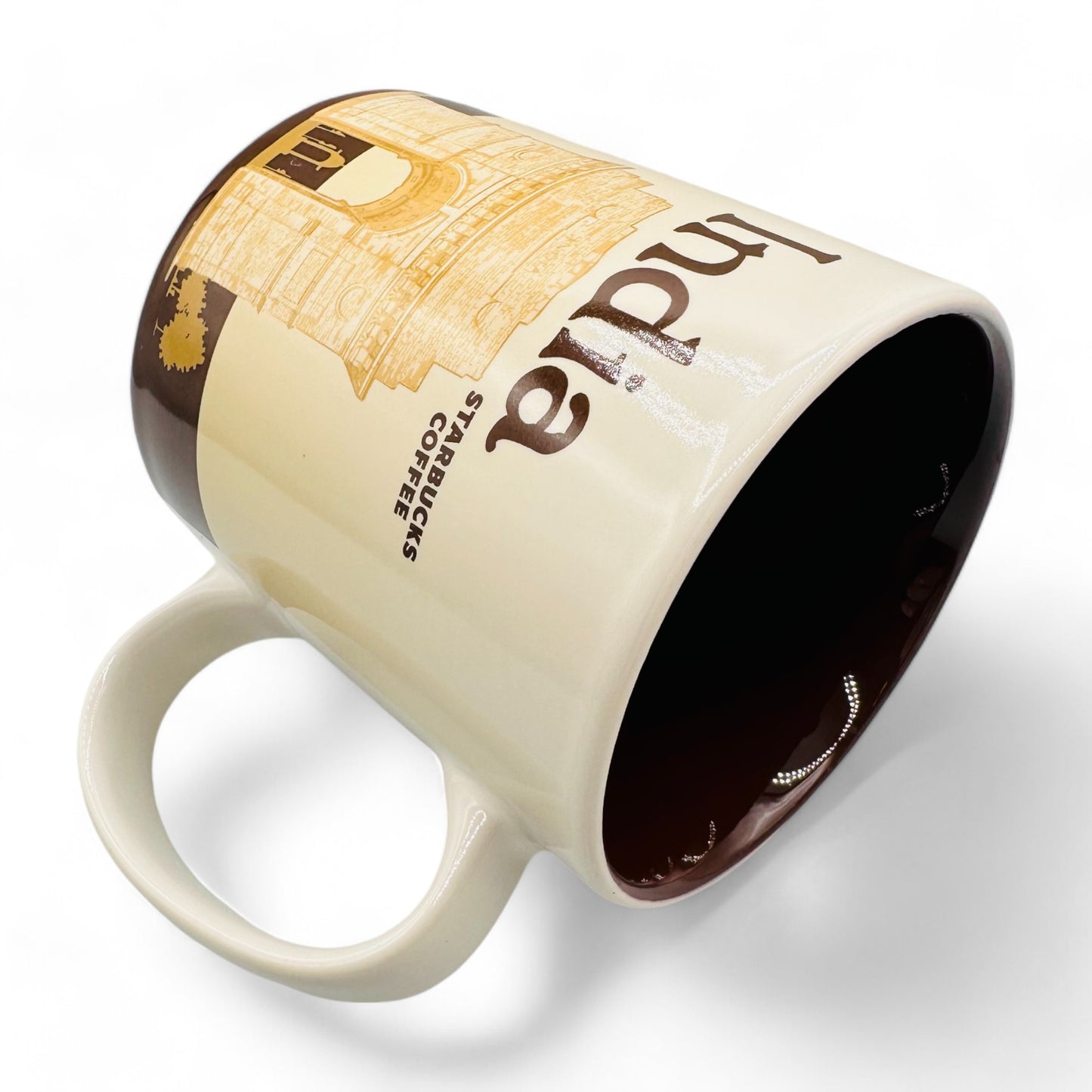 Starbucks India Collector Series Mug 2012 with Cricket Motif