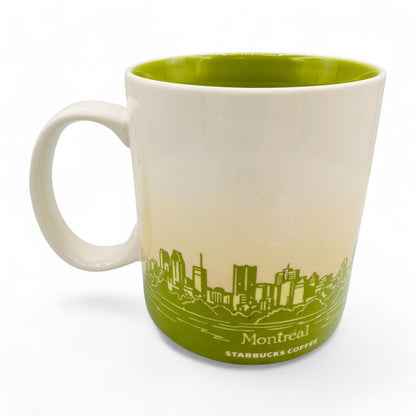 Montreal 2010 Starbucks Collector's Mug with Green Accents Global Icon