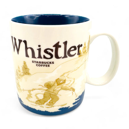 Starbucks 2009 Whistler Collector's Mug - Ski Motif Global Icon
