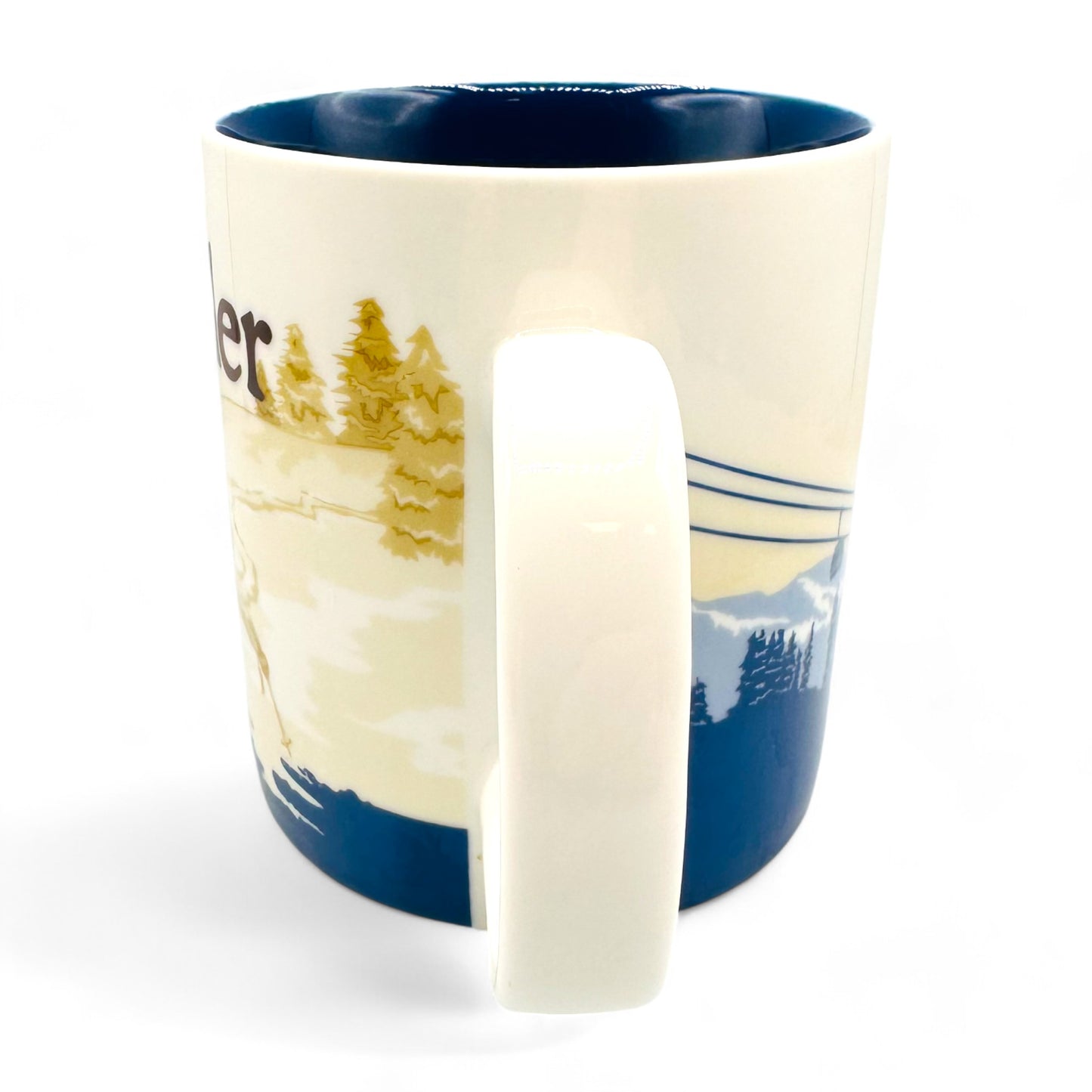 Starbucks 2009 Whistler Collector's Mug - Ski Motif