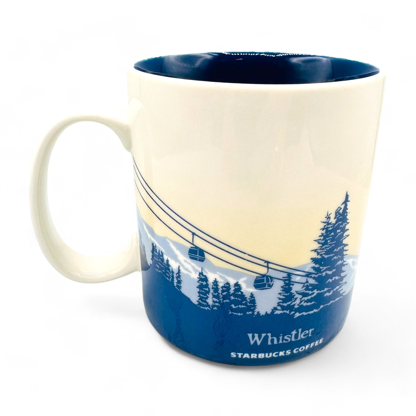 Starbucks 2009 Whistler Collector's Mug - Ski Motif