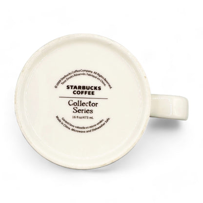 Starbucks 2009 Whistler Collector's Mug - Ski Motif Global Icon