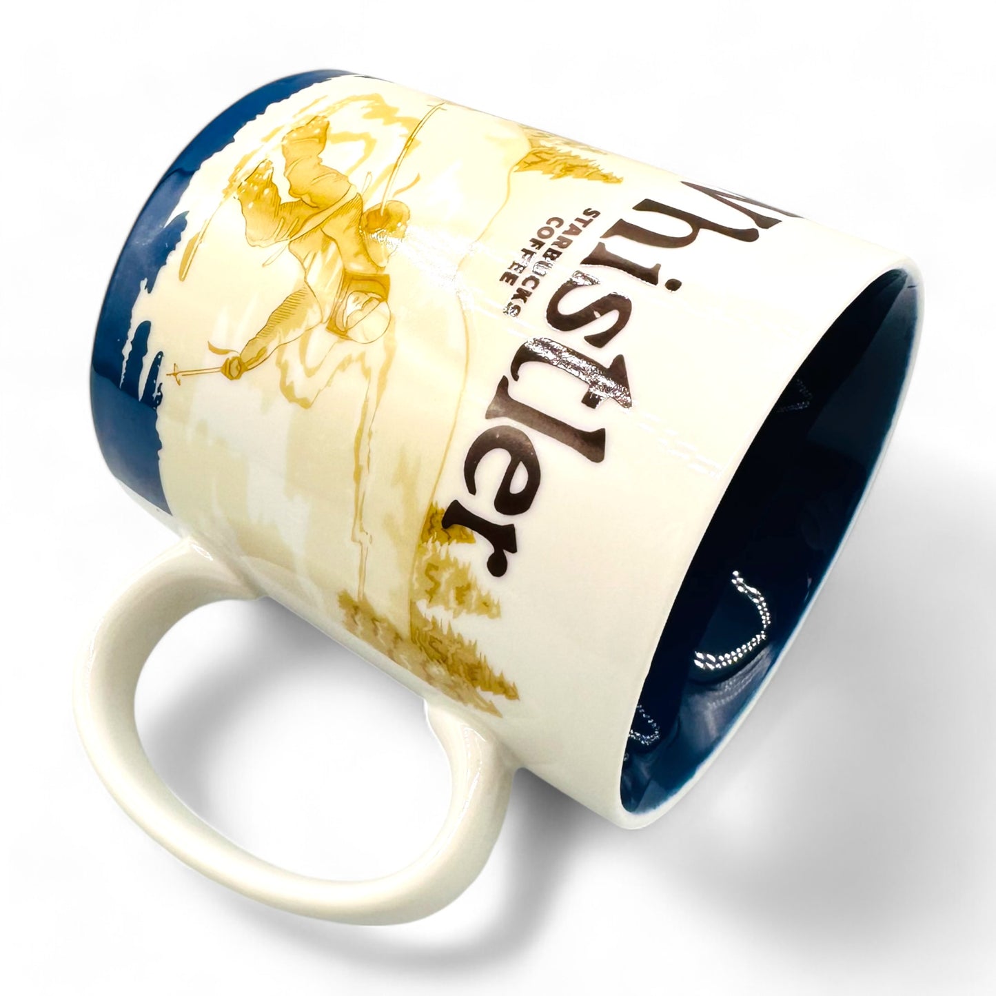 Starbucks 2009 Whistler Collector's Mug - Ski Motif