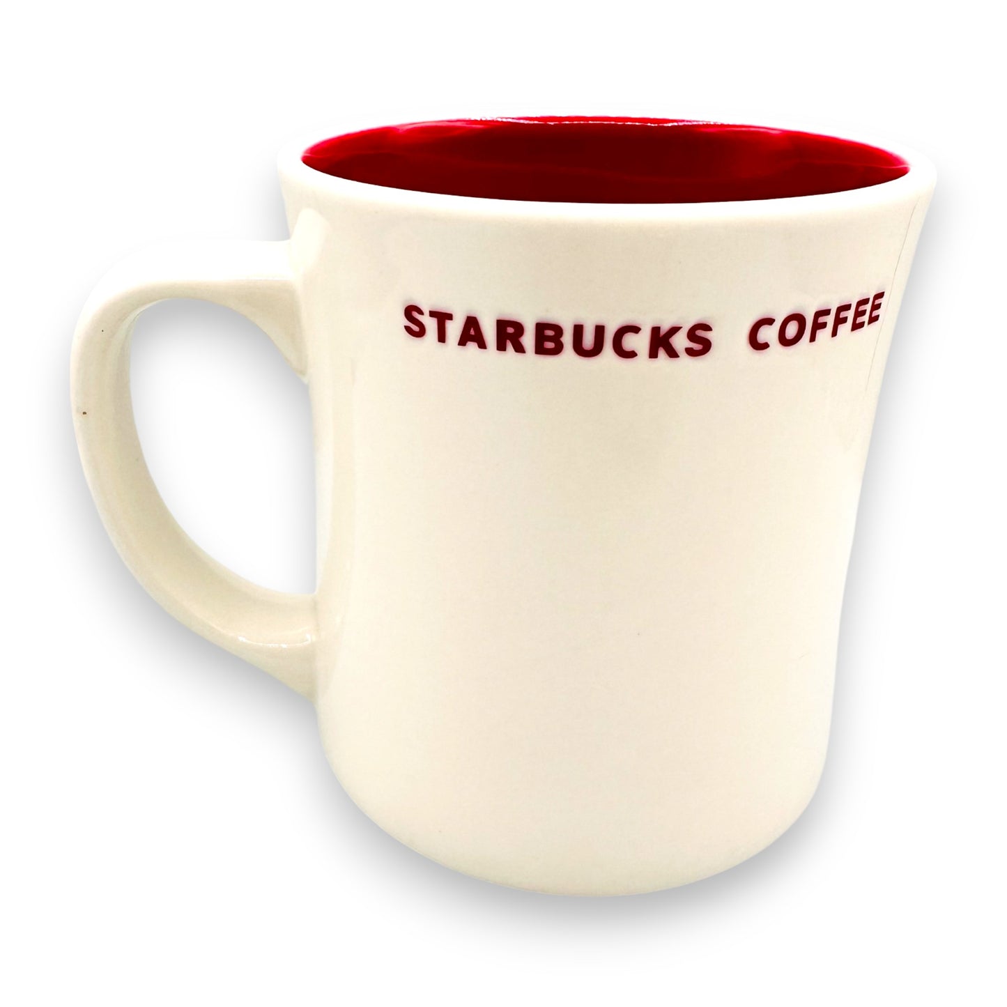 Vintage 2008 Starbucks Coffee Mug with Red Bird Design