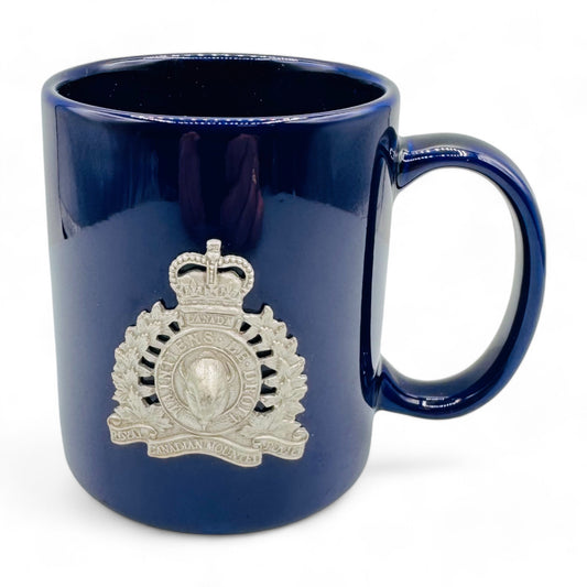 Vintage Royal Canadian Mounted Police Crest Mug - RCMP