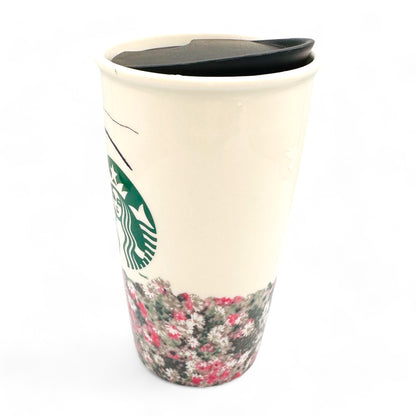 Charlotte Robinson Starbucks Travel Mug with Pencil Sketch Woman