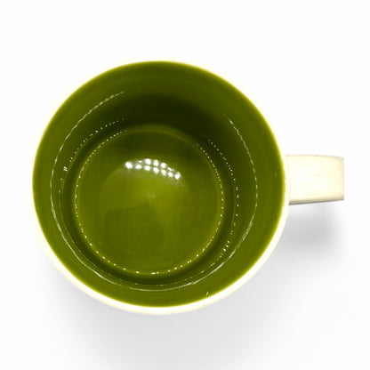 Starbucks Portland “you are here collection” mug featuring a green interior and iconic local motifs from 2013.