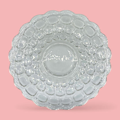 Decorative Vintage Federal Glass Yorktown Serving Plate