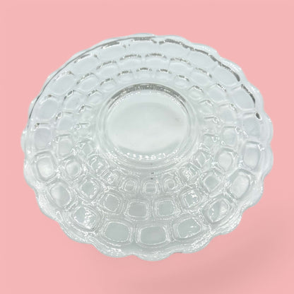 Decorative Vintage Federal Glass Yorktown Serving Plate