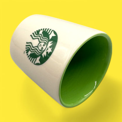 Starbucks Partner Exclusive Shot Glass - 2011 with iconic siren logo in white and green, perfect for collectors.