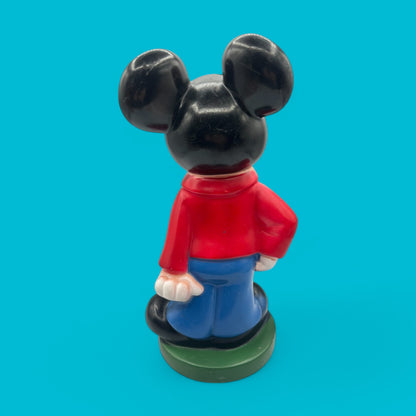 Vintage Mickey Mouse Money Bank - Save with a Smile 1960's
