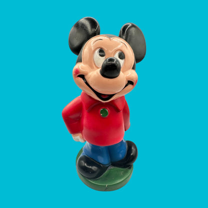 Vintage Mickey Mouse Money Bank - Save with a Smile 1960's