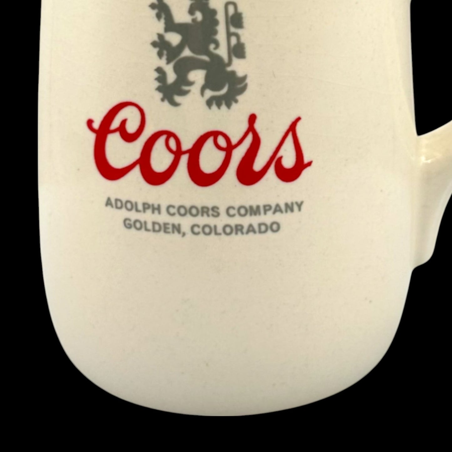 Vintage 1960s Adolph Coors Beer Mug (12oz) – Collectible Replacement Mug