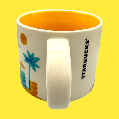 Florida Starbucks Mug, 15oz, You Are Here Collection - Replacement Mug with vibrant illustrations and sunny design.