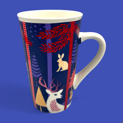 Starbucks 2017 Christmas Woodland Mug - 180 fl oz - Replacement Mug! features a charming winter forest design.